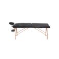 70cm Black Pregnancy Massage Table with belly cutouts