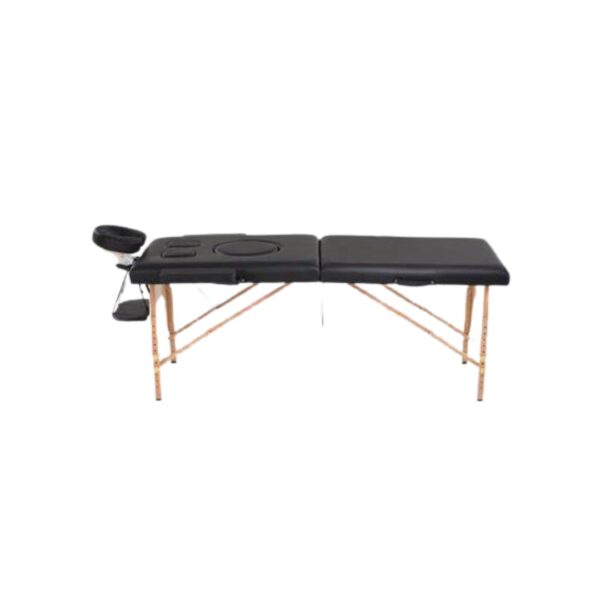 70cm Black Pregnancy Massage Table with belly cutouts