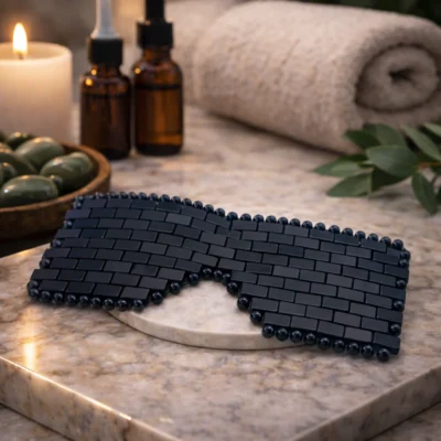 Black Obsidian Eye Mask