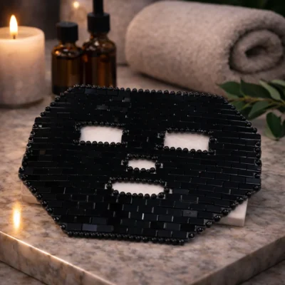 Black Obsidian Face Mask