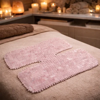 Rose Quartz Neck and Chest Mask