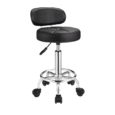Deluxe Salon Stool with Back for Beauty Clinics