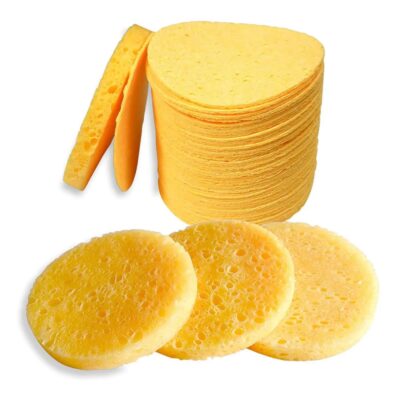 Facial Sponge - Yellow - Pack of 10