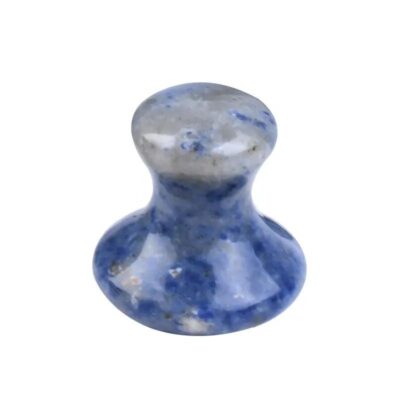 Mushroom Shape Blue Spot Jasper Gua Sha