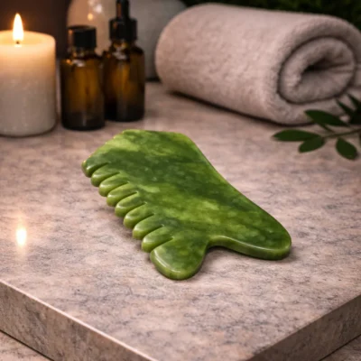 10cm Jade Comb with Teeth