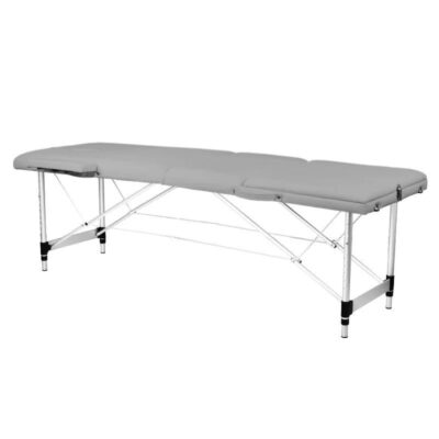 75cm Charcoal Massage Table with Aluminum Legs + Deluxe Carry Bag