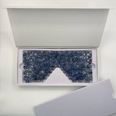 Blue Spotted Jasper Eye Mask