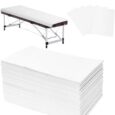 Disposable Massage Table Covers – White – 50 Pack