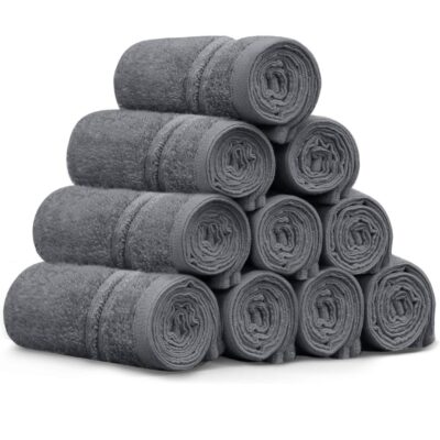 Facial Towels 500GSM 10 Pack 30X30cm grey