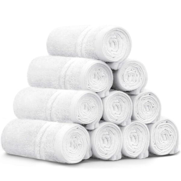 Facial Towels 500GSM 10 Pack 30X30cm White