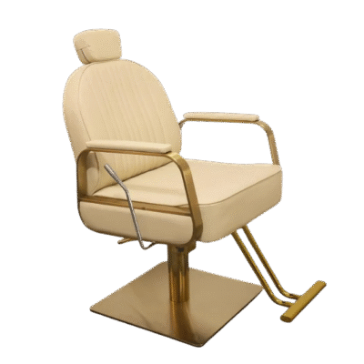 Fleur Reclining Salon Chair Taupe