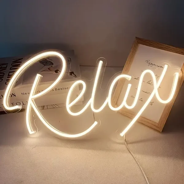Relax LED Neon Sign