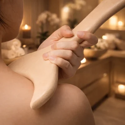 Wooden Lymphatic Drainage Tool