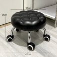 Low Line Deluxe Beauty Stool – Black