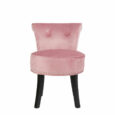 Paris Velvet Chair in soft pink for luxury salon reception area