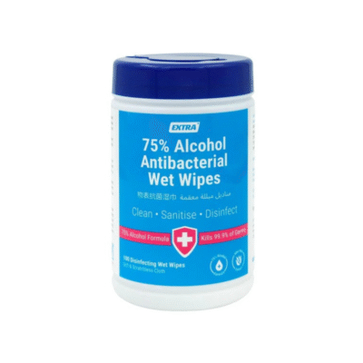 75 % Alcohol Wipes – 75 Wipes – Pack of 5