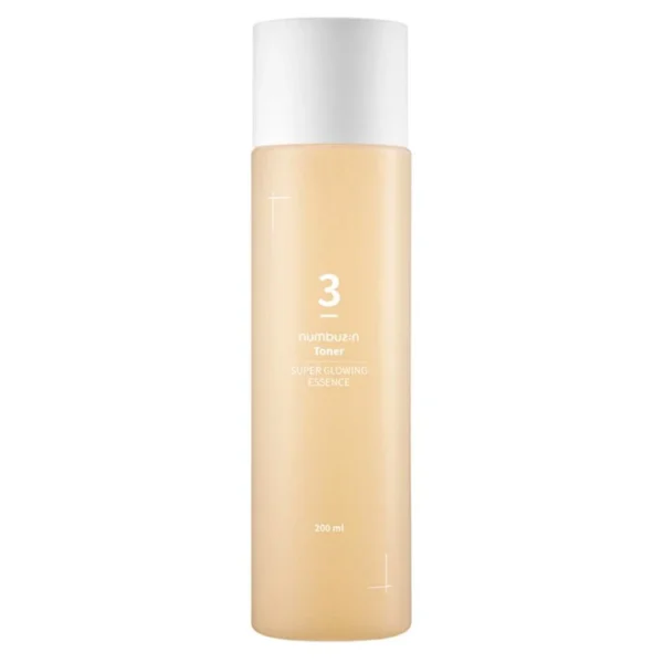 Numbuzin No. 3 Super Glowing Essence Toner for professional skin brightening