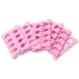 Baby Pink Toe Separators professional foam pack of 50 for salon pedicures