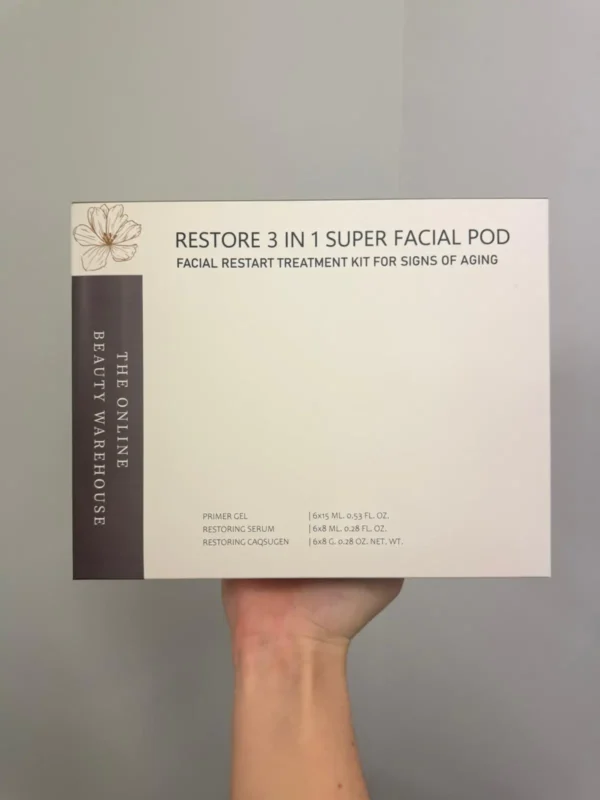 Restore Facial Pod Professional Skin Recovery 6-Pack.