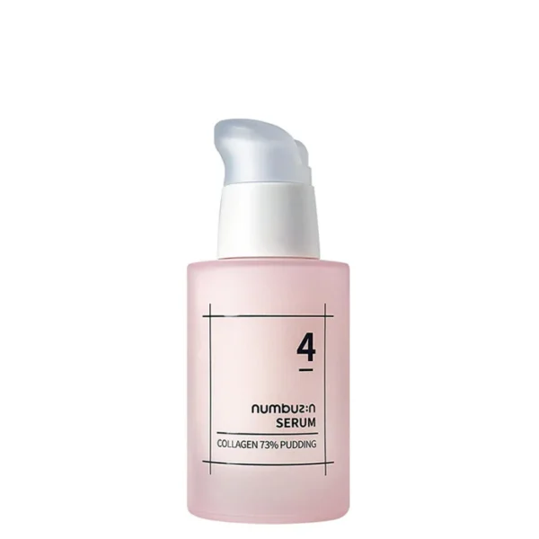 Numbuzin No. 4 Collagen 73 Pudding Serum 50ml bottle for professional firming and elasticity