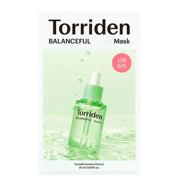 Torriden Balanceful Cica Mask sheet for professional skin soothing and redness relief