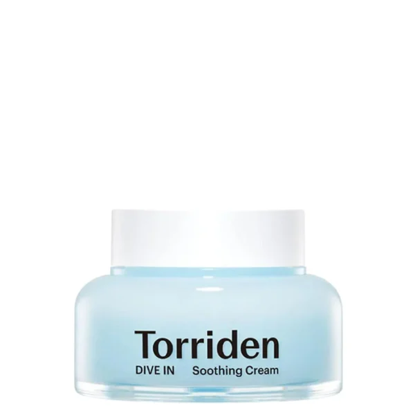 Torriden Dive-In Low Molecular Hyaluronic Acid Soothing Cream 100ml jar for professional hydration and barrier support