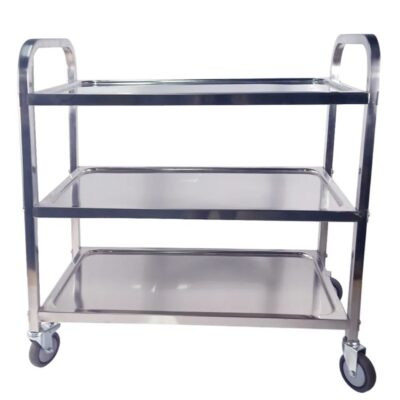 Large Silver Beauty Trolley