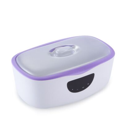Deluxe Paraffin Pot - White & Purple 