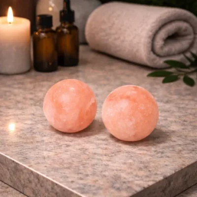 Himalayan Massage Balls pack of 2 for salt therapy