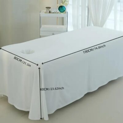 Spa Treatment Bed Cover with Face Hole