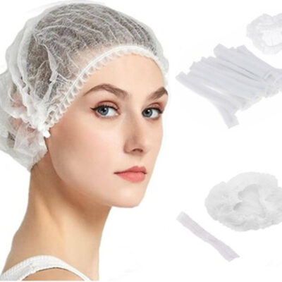 Crinkle Cap - 100pces - White
