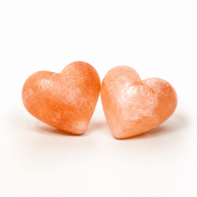 Himalayan Salt Hearts pack of 2 for massage therapy