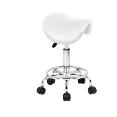Saddle Stool - White