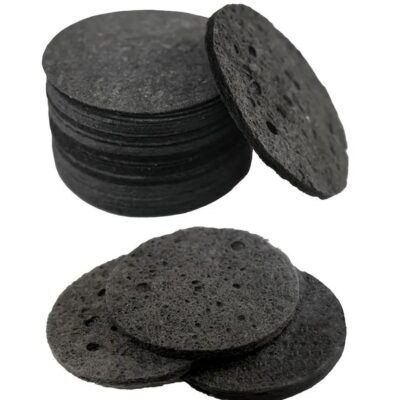 Facial Sponge - Black - Pack of 10