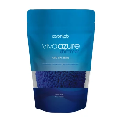 Viva Azure Shimmer Hard Wax Beads 800gm - Caronlab
