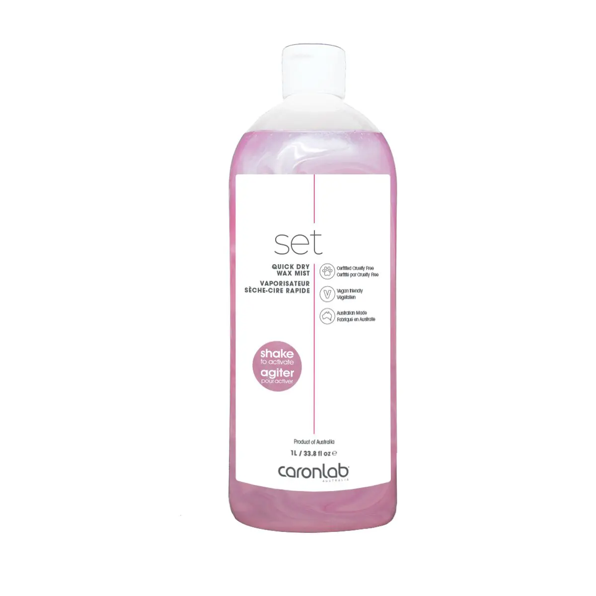 Set - Quick Dry Wax Mist Refill - 1l - Caronlab