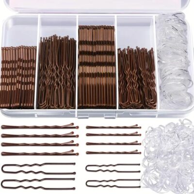 Bulk Hair Pins - 300 pces - Brown