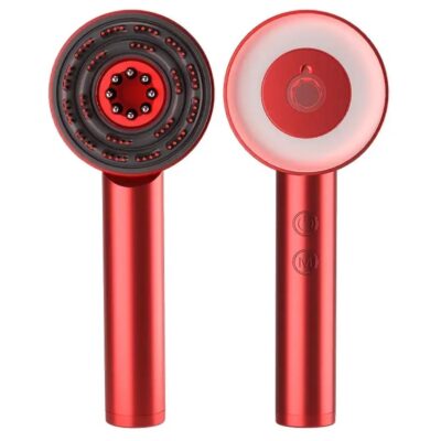 Scalp Massaging Brush - Red