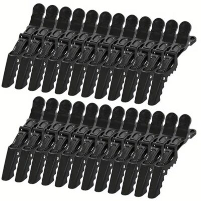 Wide Teeth Hair Clips - Pack of 10