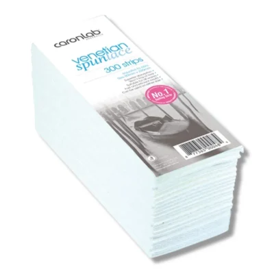 Caronlab Venetian Spun Lace Bright White Strips 300 pack
