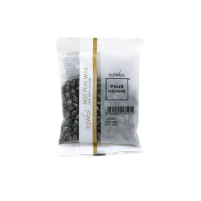 Italwax - Pour Homme Film Wax for Men (Silver), 100g