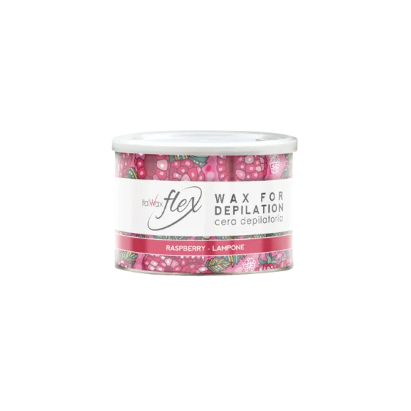 Italwax - Raspberry Flex Wax Tin, 400ml