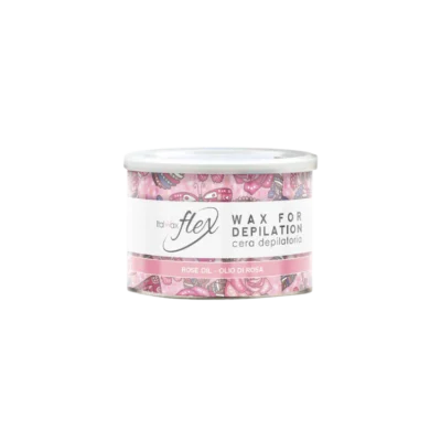 Italwax - Rose Oil Flex Wax Tin, 400ml