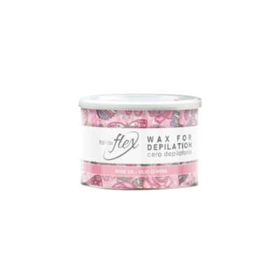 Italwax - Rose Oil Flex Wax Tin, 400ml