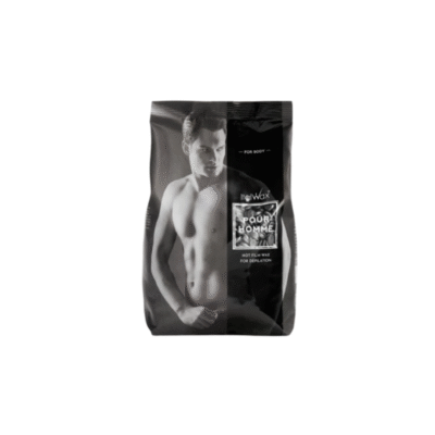 Italwax - Pour Homme Film Wax for Men (Silver), 500g