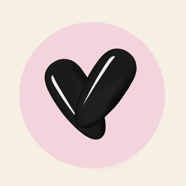 Black Out 83% Plant Based Nail Polish - Image 2