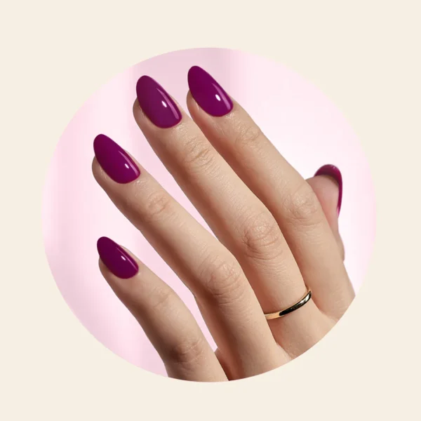 Eggplant 83% Plant Based Nail Polish - Image 3