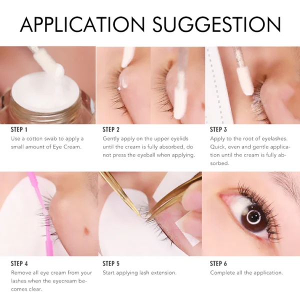 Gollee Anti-allergy Cream for Eyelash Extension Application - Image 5