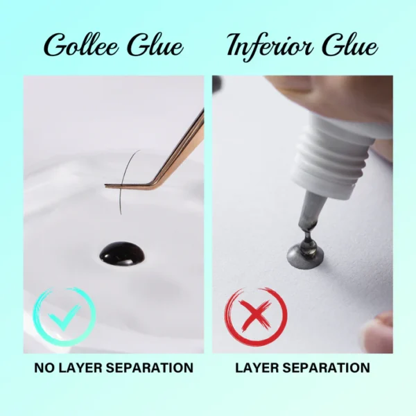 Gollee Azul Adhesivo Para Extensión De Pestañas 1×1（ Todo Clima G-01） - Image 5