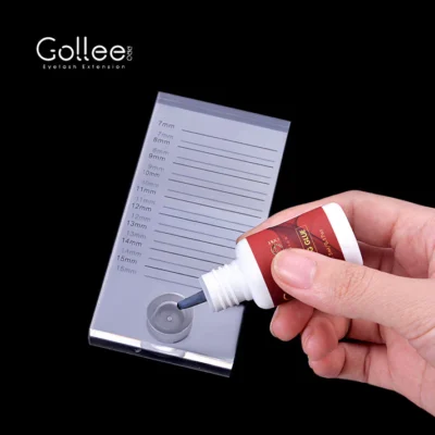 Gollee Crystal Glue Holder with Scale
